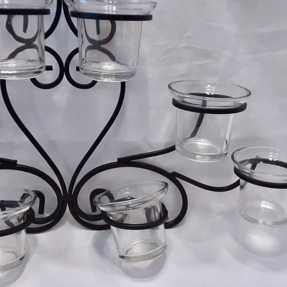 Eight Votive Candle Holder Wall Sconce - Picture 4 of 5